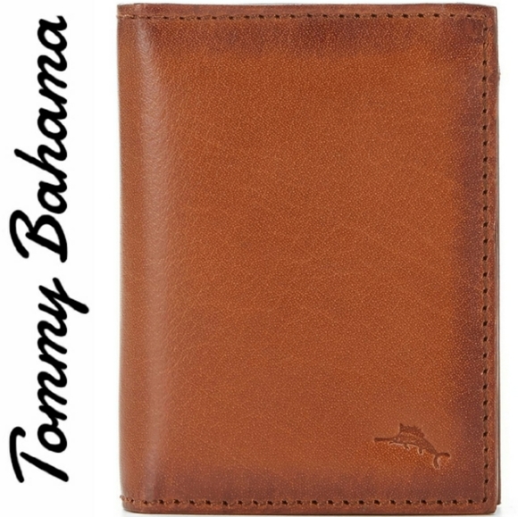 Tommy Bahama Other - 🆕️ TOMMY BAHAMA Mens' Leather L Fold Wallet!